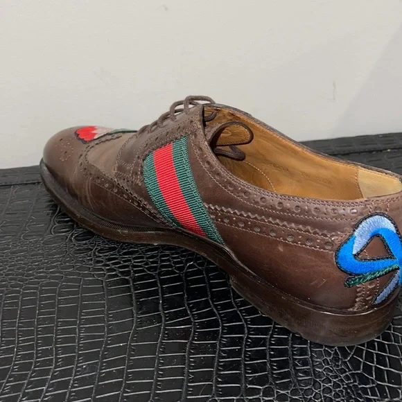 Men’s Gucci Dress shoes, Special edition Flower design
